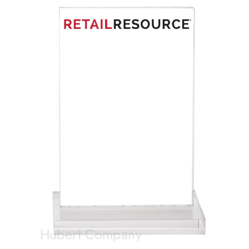 Hubert 80299 - Premium Sign Holder, 4" X 6"H, Acrylic