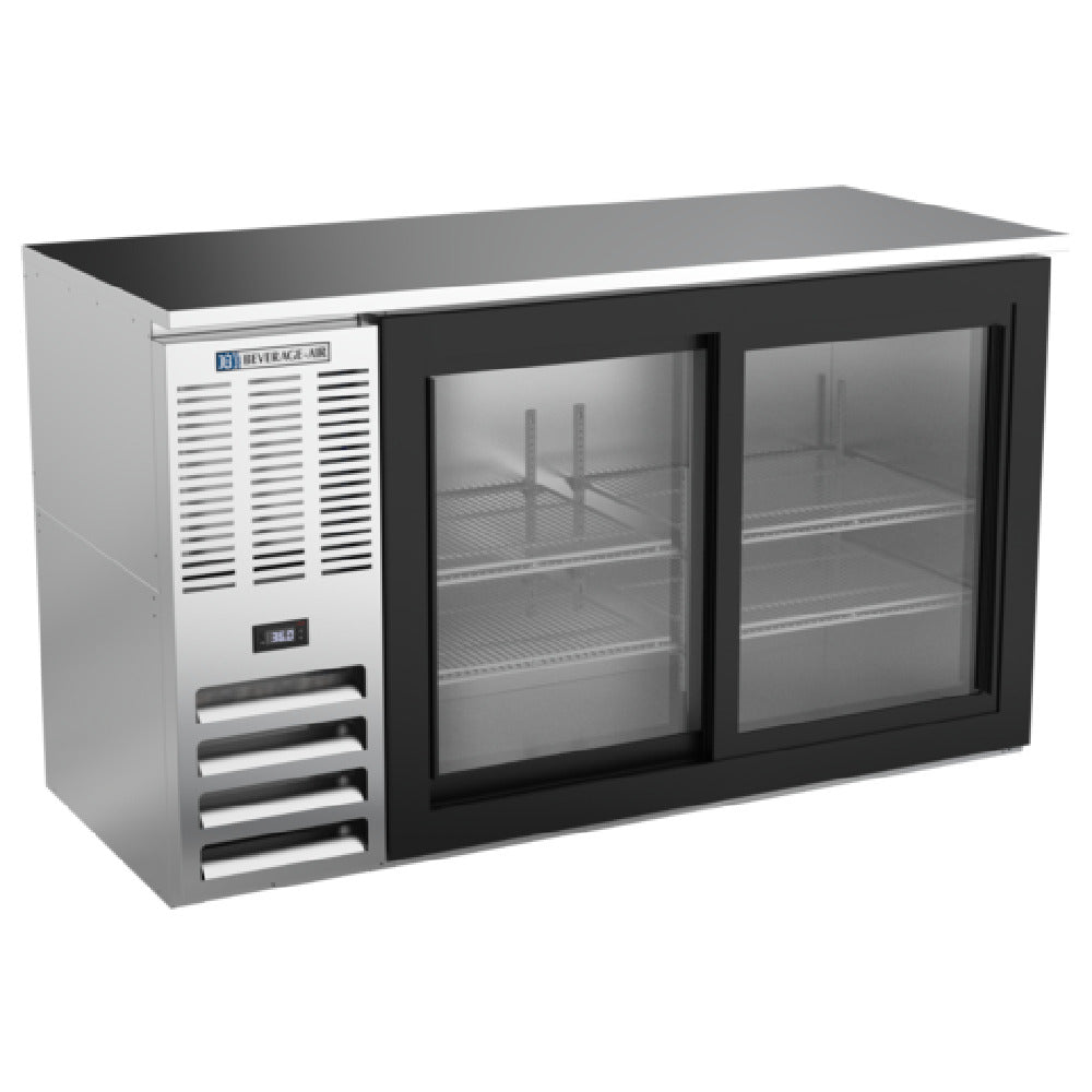 Beverage Air BBN58HC-F-GS-S - Refrigerated Food Rated Back Bar Storage Cabinet, Two-section