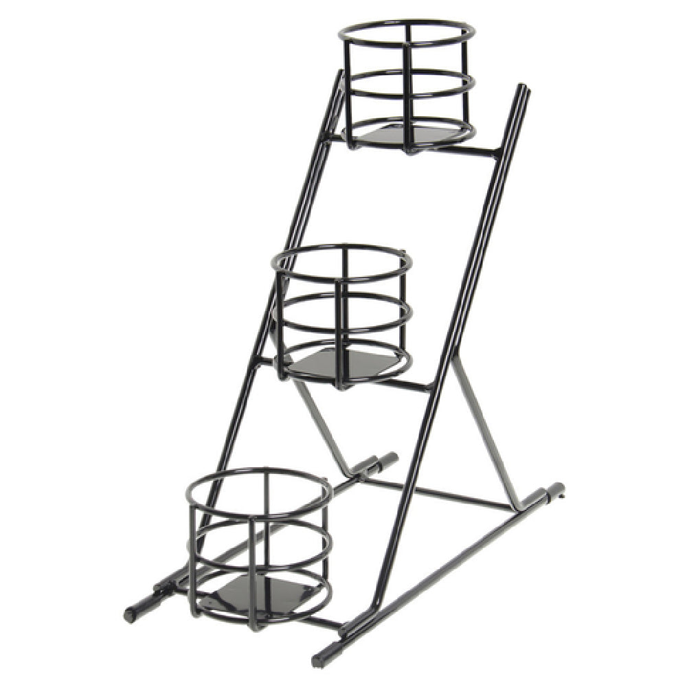 Hubert 57580 - Utensil Holder/Display, 3-tier, 16" X 15" X 15"H