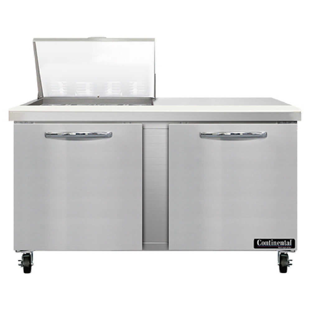 Continental Refrigerator SW60N12M Mighty Top Sandwich Unit 60"W 17.0 Cu Ft Capacity