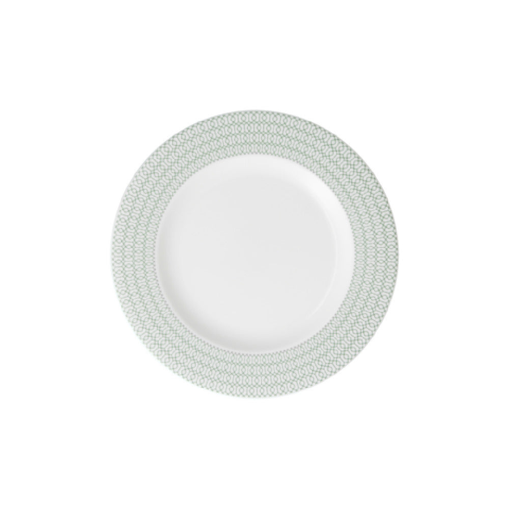 Zwiesel Fortessa FBC-ORNAG-102 - FBC Ornament Dinner Plate, 10.75" (27 Cm), Green (1.53 Each Weight) (Per Case = 12 Each)