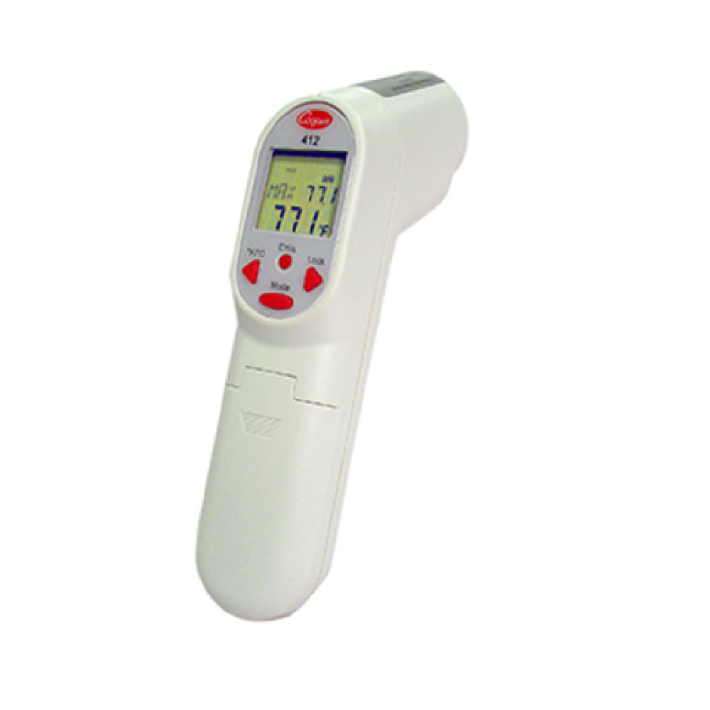 Cooper Atkins 412-0-8 Gun-Style Infrared Thermometer Temperature Range Laser: -76° To 932°F/-60°C To 500°C & Thermo Jack: -83° To 1999°F/C