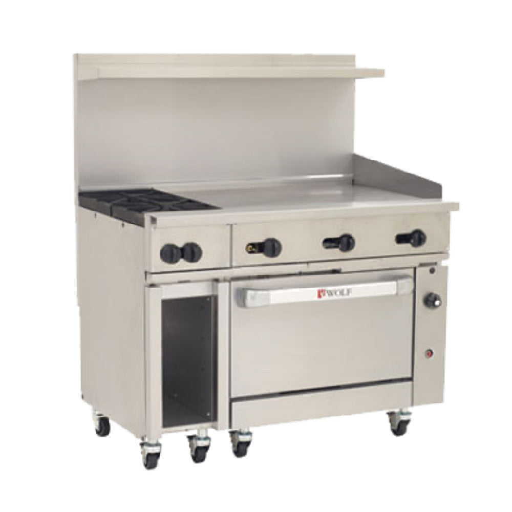 Wolf C48C-2B36G_LP Challenger XL™ Restaurant Range Gas 48"