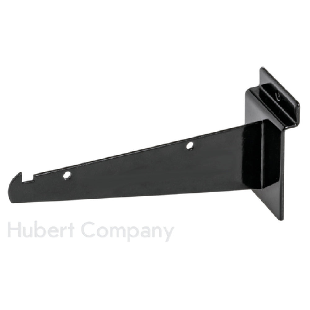 Hubert 19144 - Slatwall Shelf Bracket, 6", Black