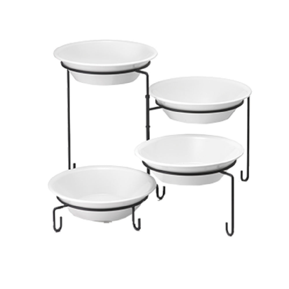TableCraft Products BKP4 - Stand, 9" Dia. X 14-1/2"H, Four-tiered