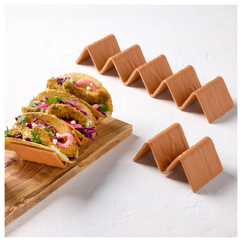 American Metalcraft THMT5 Taco Holder 13-1/4"L X 3"W X 2"H 4 Or 5 Compartments