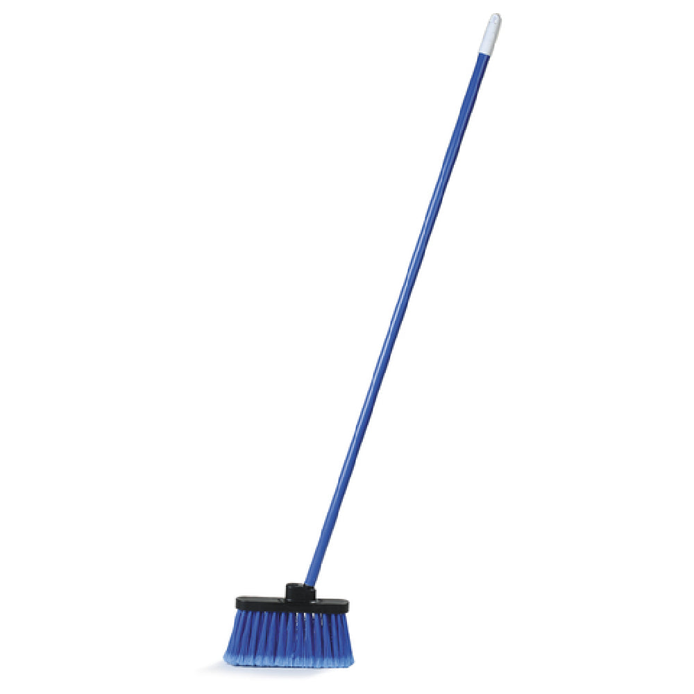 Carlisle 3686314 Carlisle Duo-Sweep® Light Industrial Broom 48"L Blue Metal Threaded Handle