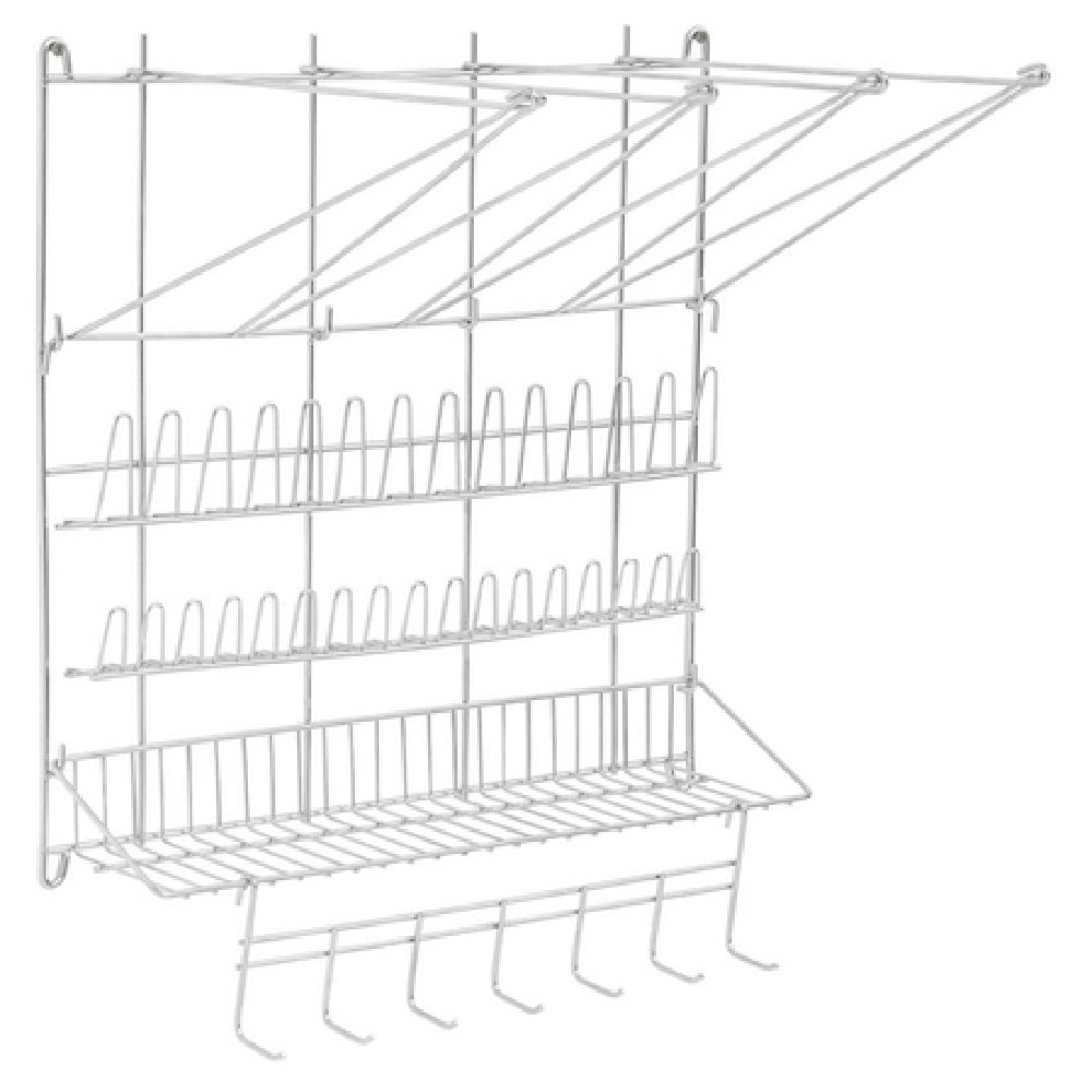 Hubert 25327 - Pastry Bag Wall Rack, 20" X 24", Rectangular