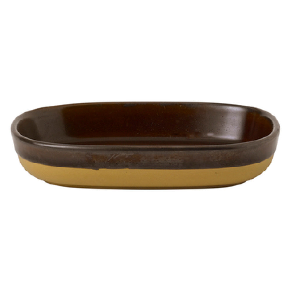 Churchill China EMBRET171 Shallow Tray 6-3/4" X 4-5/8" X 1-1/4" Oblong