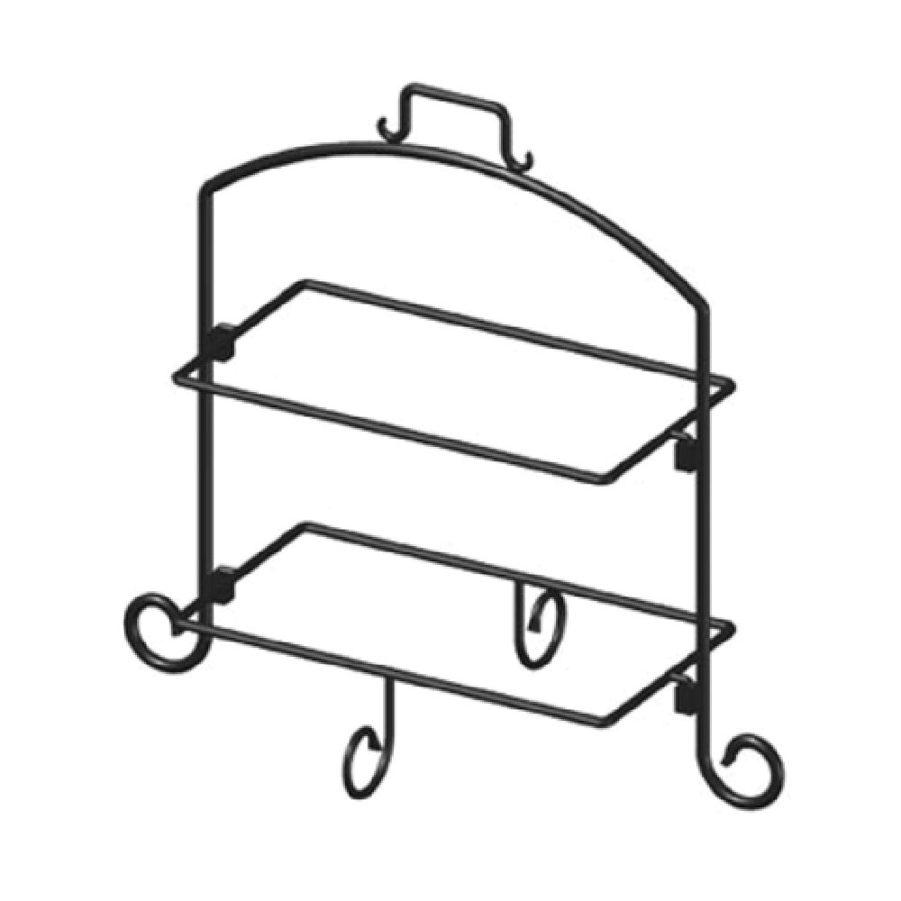 International Tableware WR-152 Plate Stand 2-tier 19-1/2" X 11" X 20"H