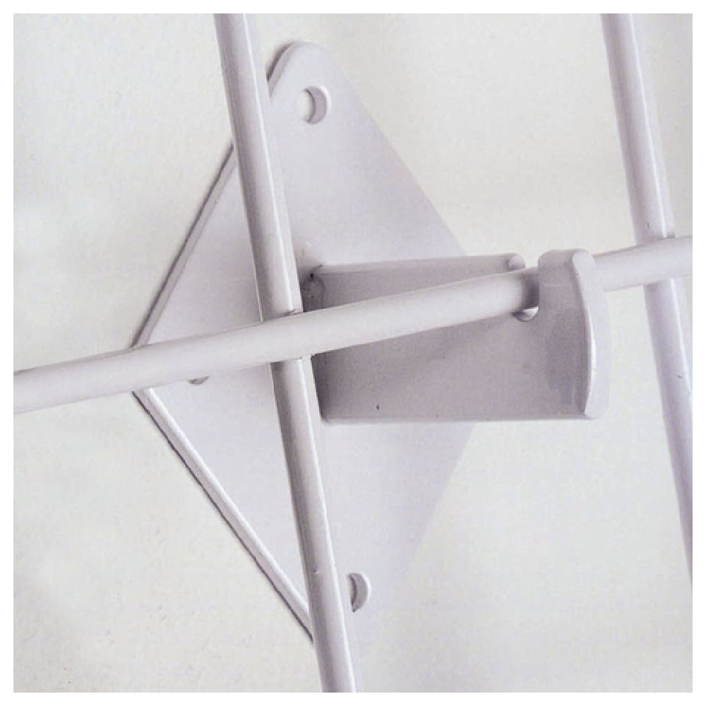 Hubert 68263 - Grid Panel Wall Bracket, 3" X 4", White