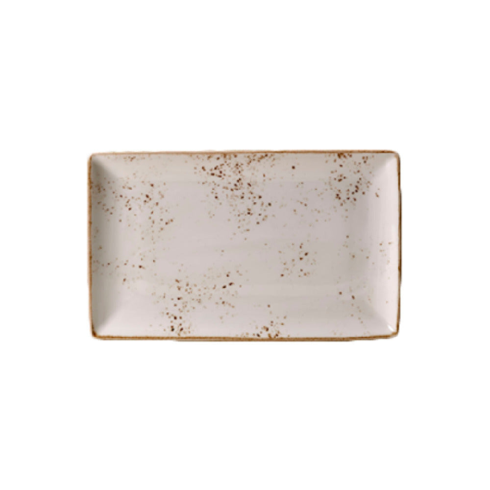 Steelite 11550550 Rectangle Tray 10.625" X 6.5" X 0.875" Craft