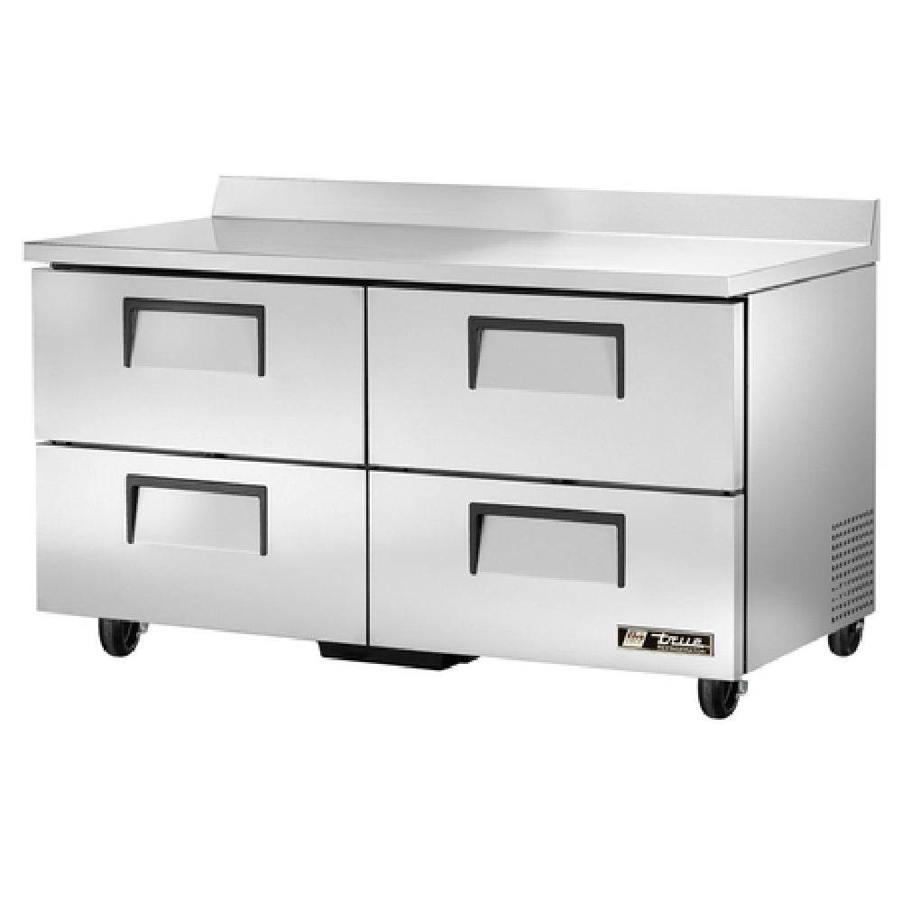 True Refrigeration TWT-60D-4-HC Work Top Refrigerator Two-section