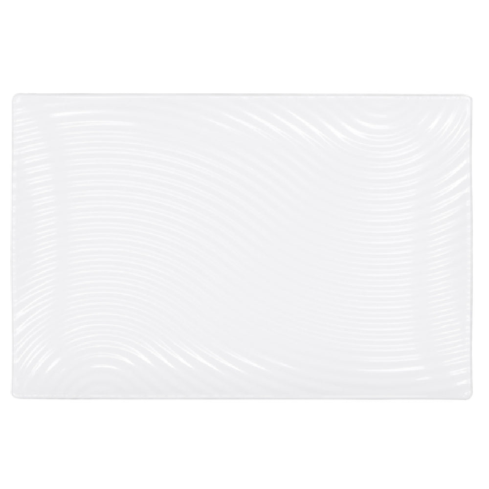 Elite Global Solutions M1015RC-NW Platter 15"L X 10"W X 1-1/4"H Ribbed