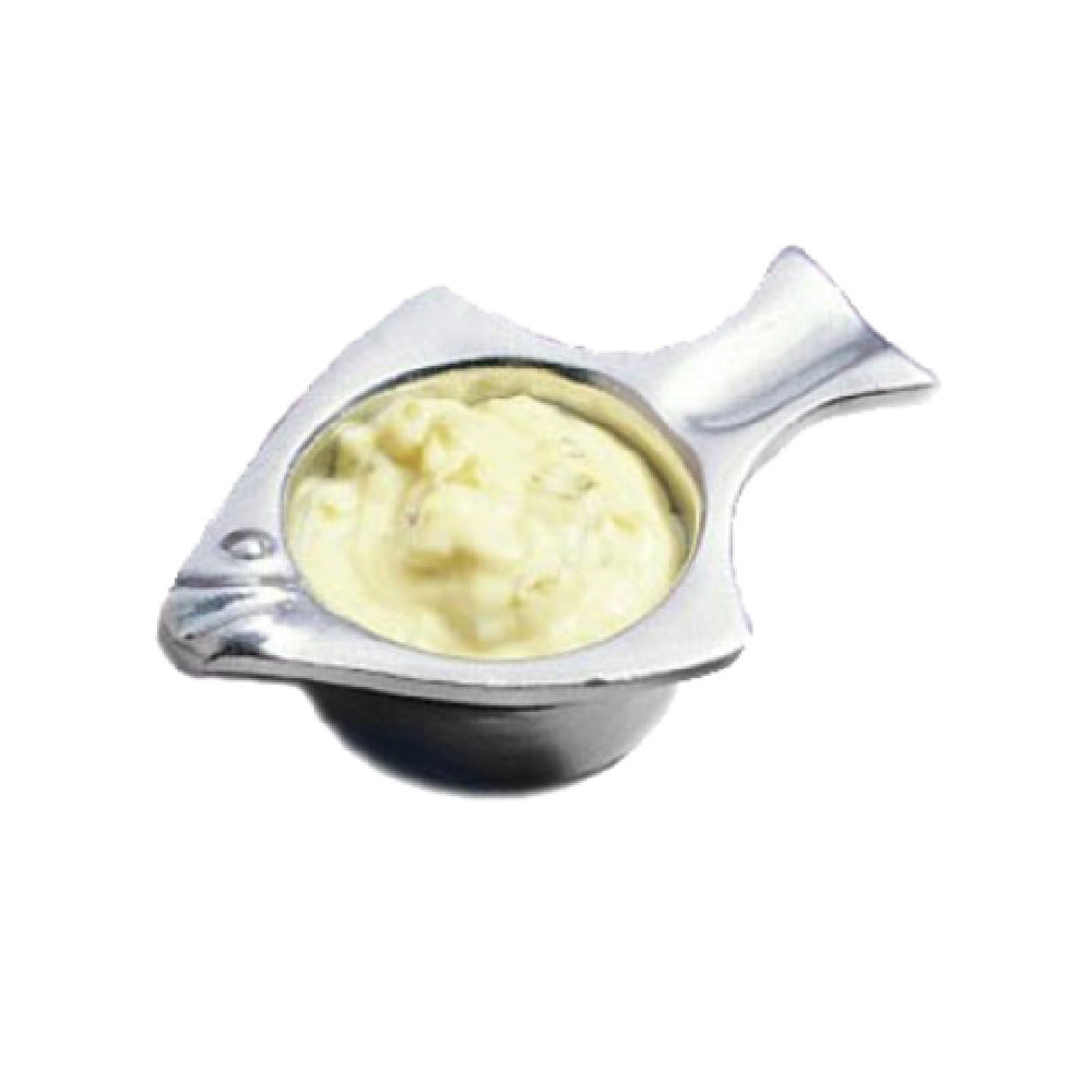 Bon Chef 9022PWHT Fish Sauce Ramekin 4 Oz. 3-1/2" Dia.