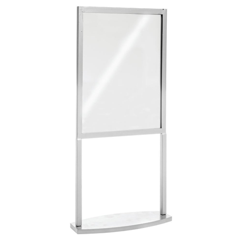 Hubert 99913 - Sign Frame, 9" X 4" X 18-3/4"H Overall, Holds 8-1/2" X 11"H Inserts