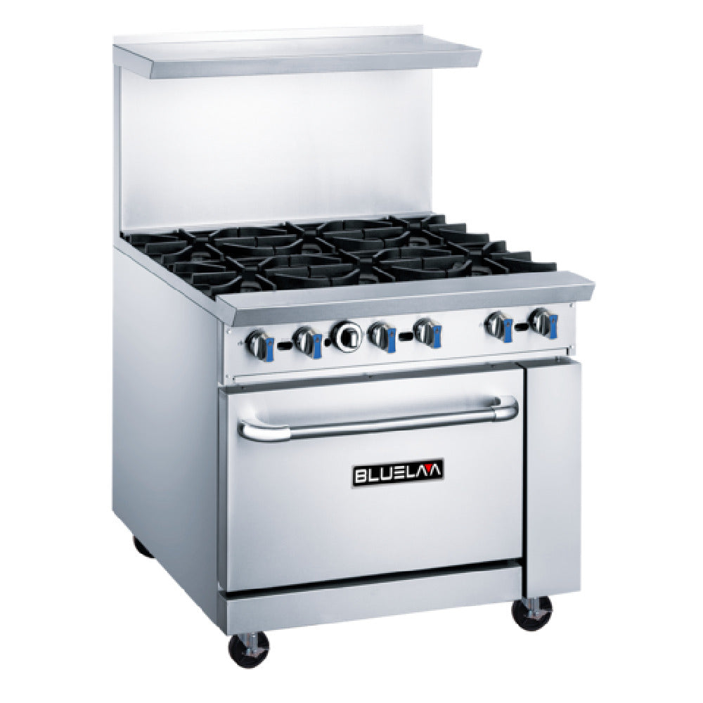 Blue Air BLR36-6B - BLUELAVA Range, Gas, 36"W X 31-1/2"D X 56"H