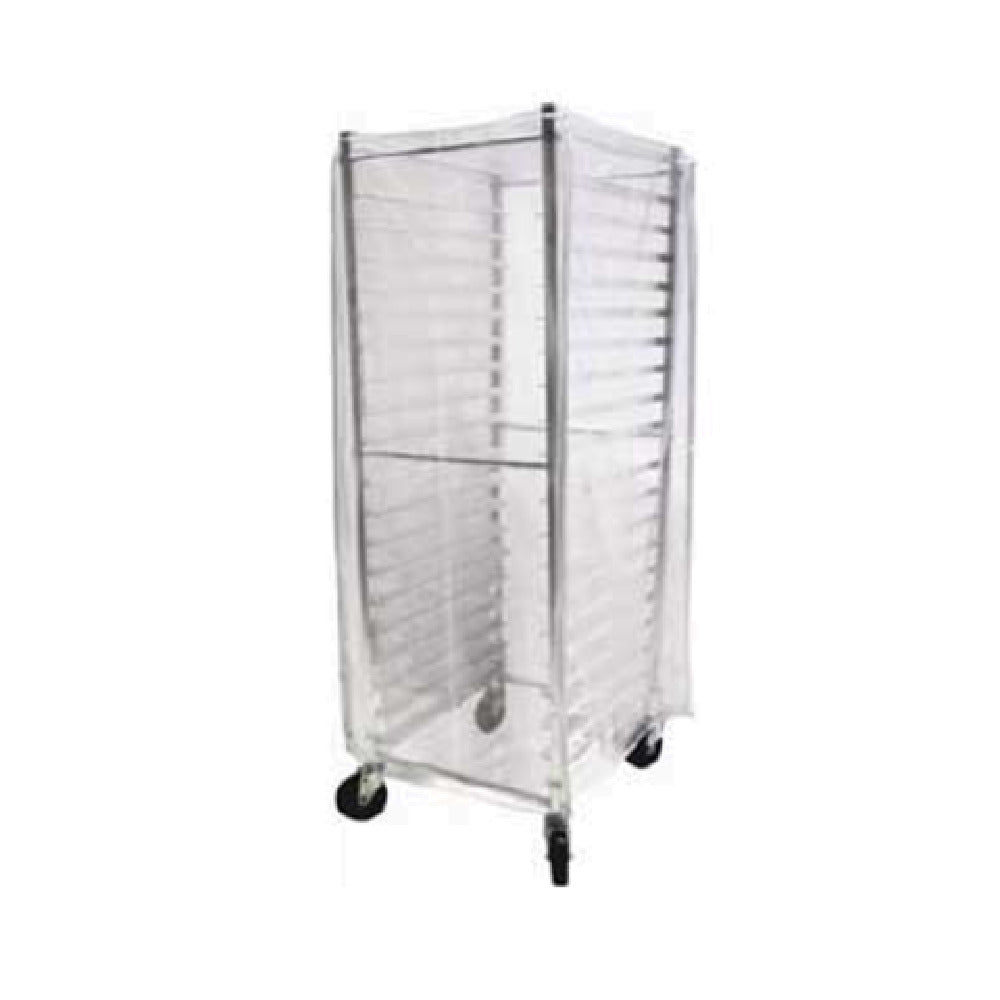 John Boos ABPR-1820-PC Bun Pan Rack Cover Zippered On (3) Corners 2.3 Mm Thick Clear Plastic