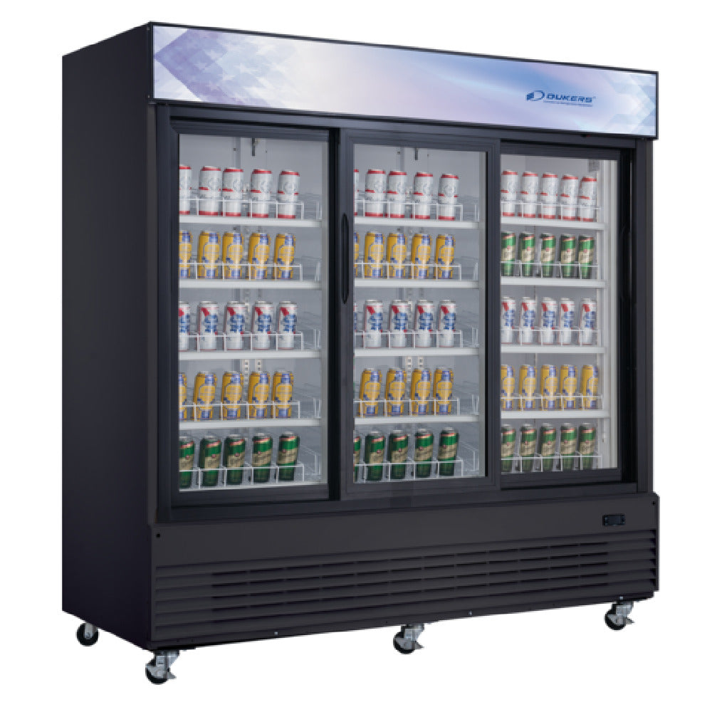 Dukers Appliance Co. USA Ltd. DSM-68SR Refrigerated Merchandiser Reach-in Three-section