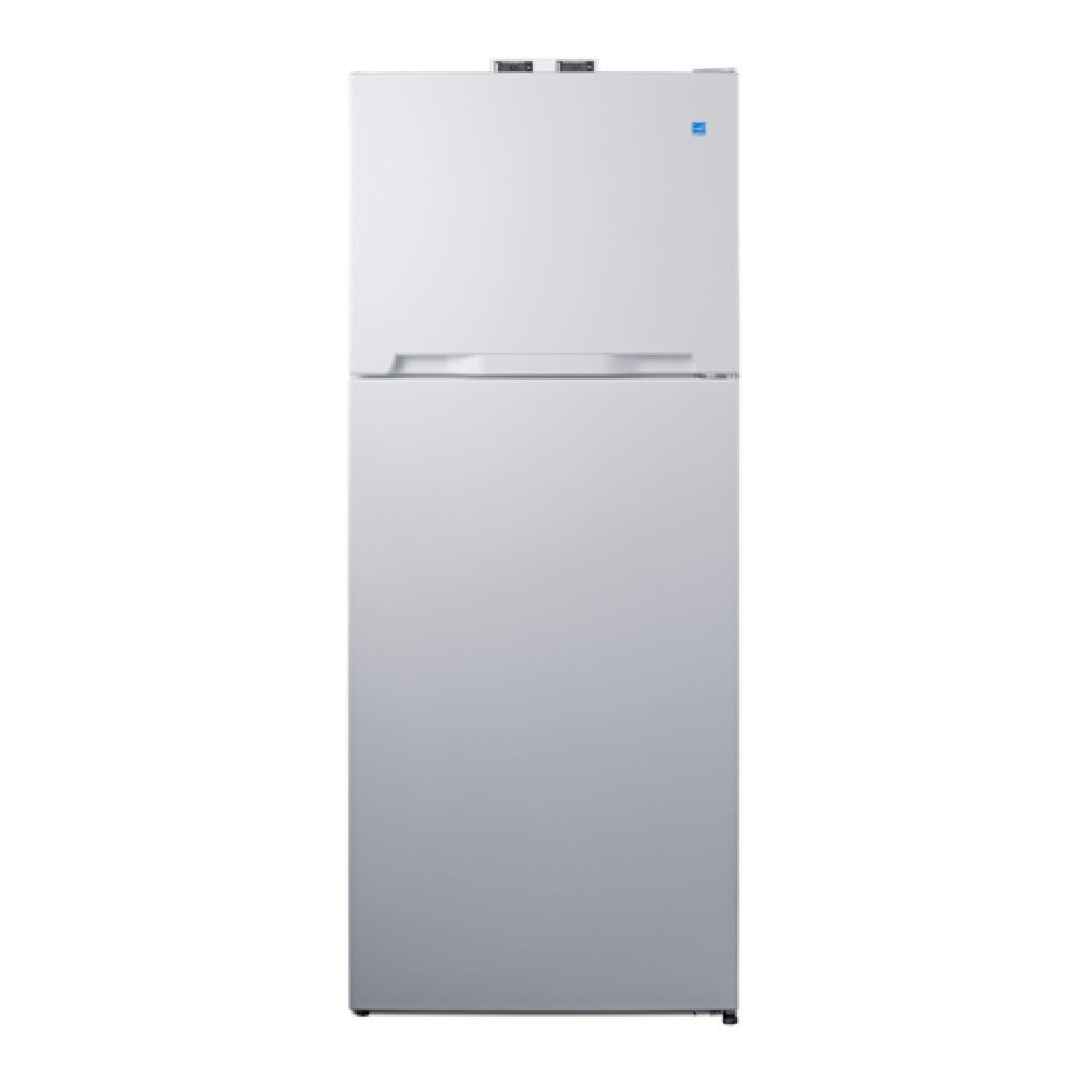 Summit BKRF151W - Top-mount Refrigerator-freezer With NIST-calibrated Thermometers
