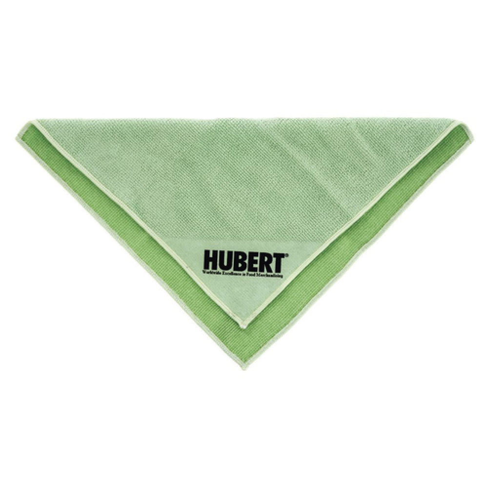 Hubert 65276 - Microfiber Scrubbing Cloth, 12" X 12", One Side Scrubber/one Side Regular Microfiber