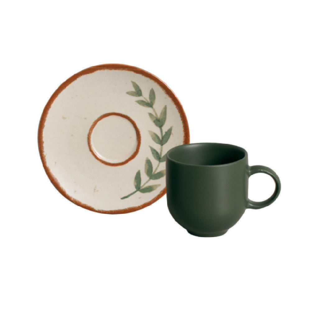 Porto Brasil 3526111101 - Coffee Cup + Coup Saucer, 2.7", 4.06 Oz