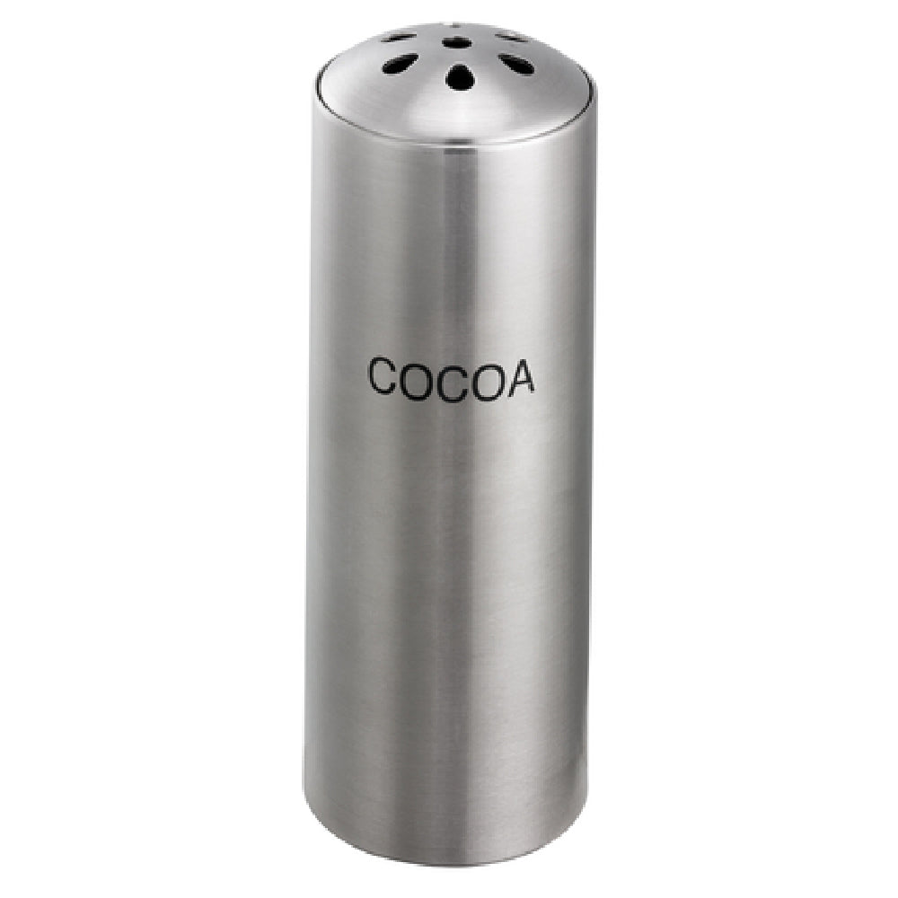 Service Ideas STCTEARCOCOA Shaker Tear-drop Top "cocoa" Printed On Body