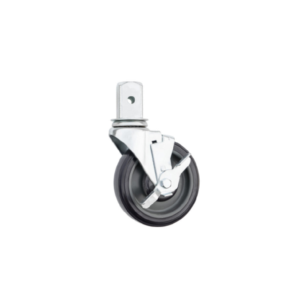 Hubert 32L-044 - Replacement Swivel Caster With Brake For Cenpro Can Racks