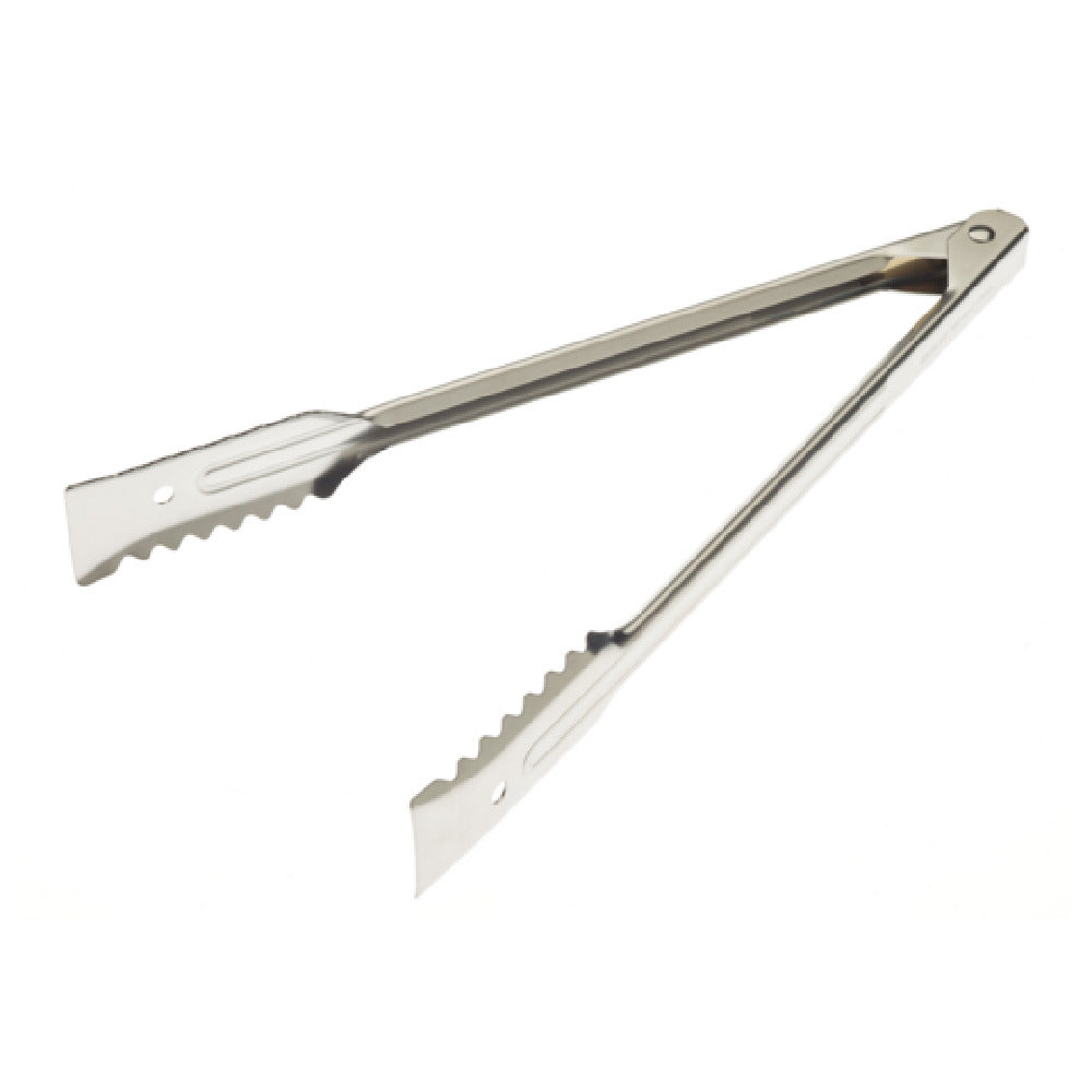 Mercer Culinary M21612 12" Utility Tong Gripper End 18-0 Stainless Steel