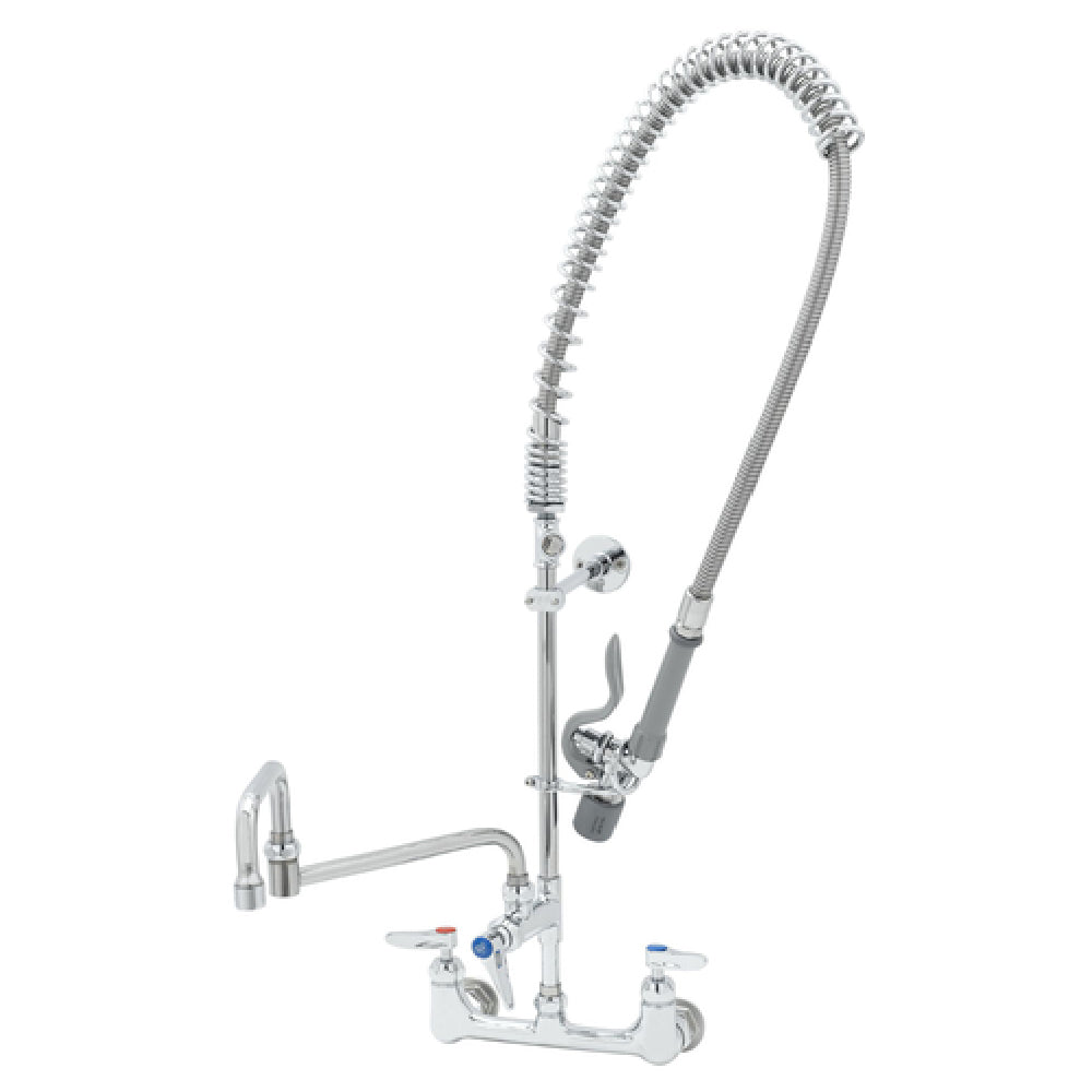 T&S Brass B-0152-CR-C-TEE B-TEE-RGD B-0155-LNEZ & 073X Double-Joint Nozzle EasyInstall Pre-Rinse Unit