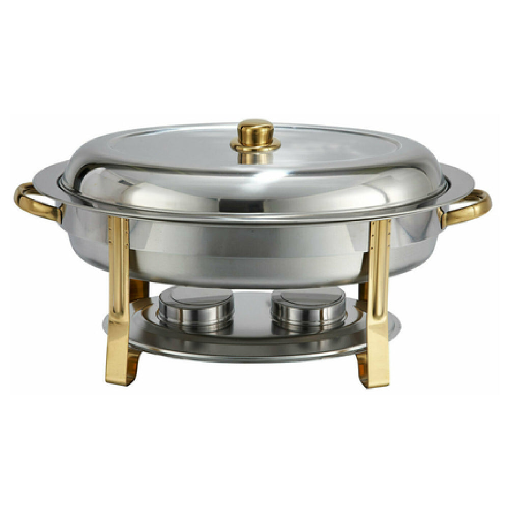 Winco 202 Malibu Chafer 6 Qt. Oval