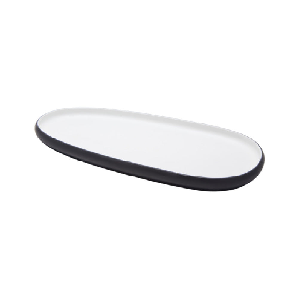 GET 21382-TOH/BK - Cheforward Hatch Platter, 15.5"L X 7.5"W X 1"H, Oblong