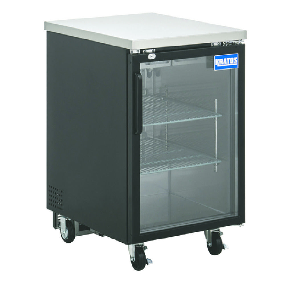 Hubert 81570 - Kratos Back Bar Cooler, 7.8 Cu. Ft., 23-1/2"W X 30-3/4"D X 38-3/4"H