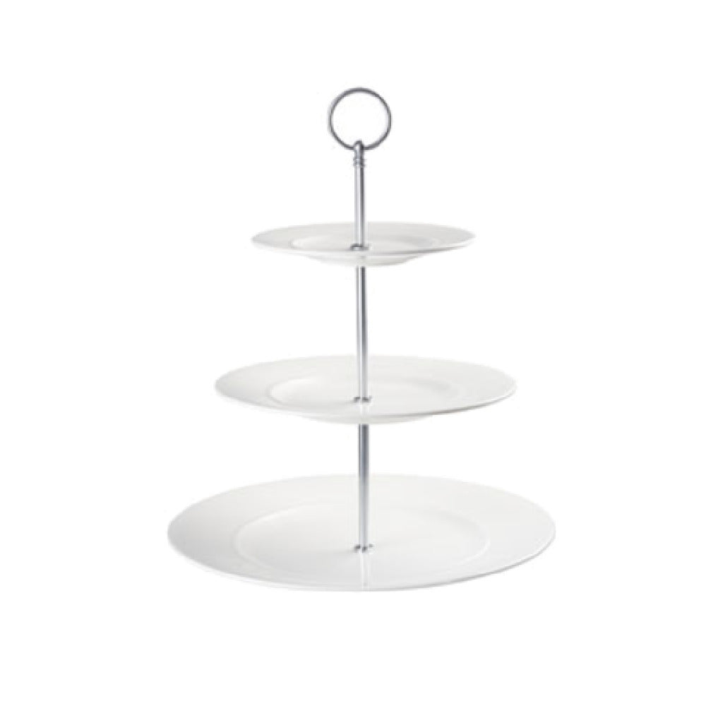 Churchill China APRAFPT31 Plate Tower 13"H 3-tier