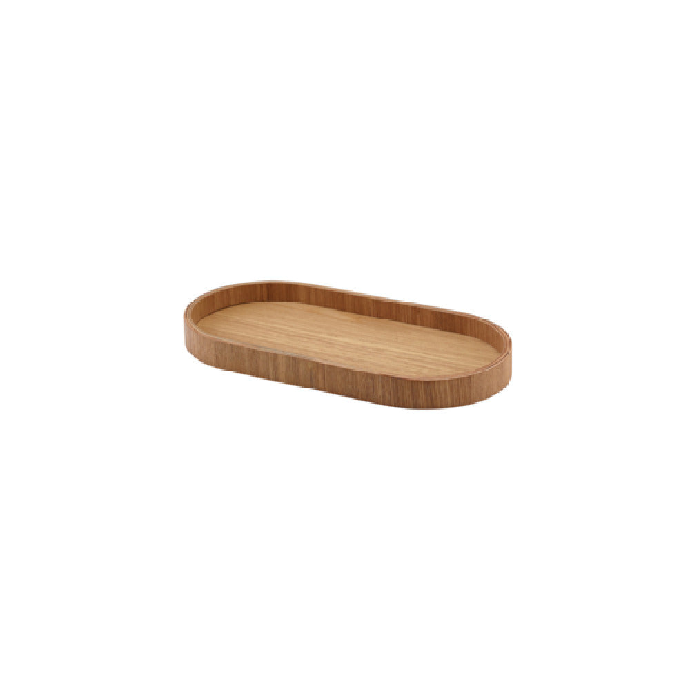 Steelite GWWVTV23L - Oval Tray Wood Veneer Light, 9.0" X 4.375", Trays And Caddies