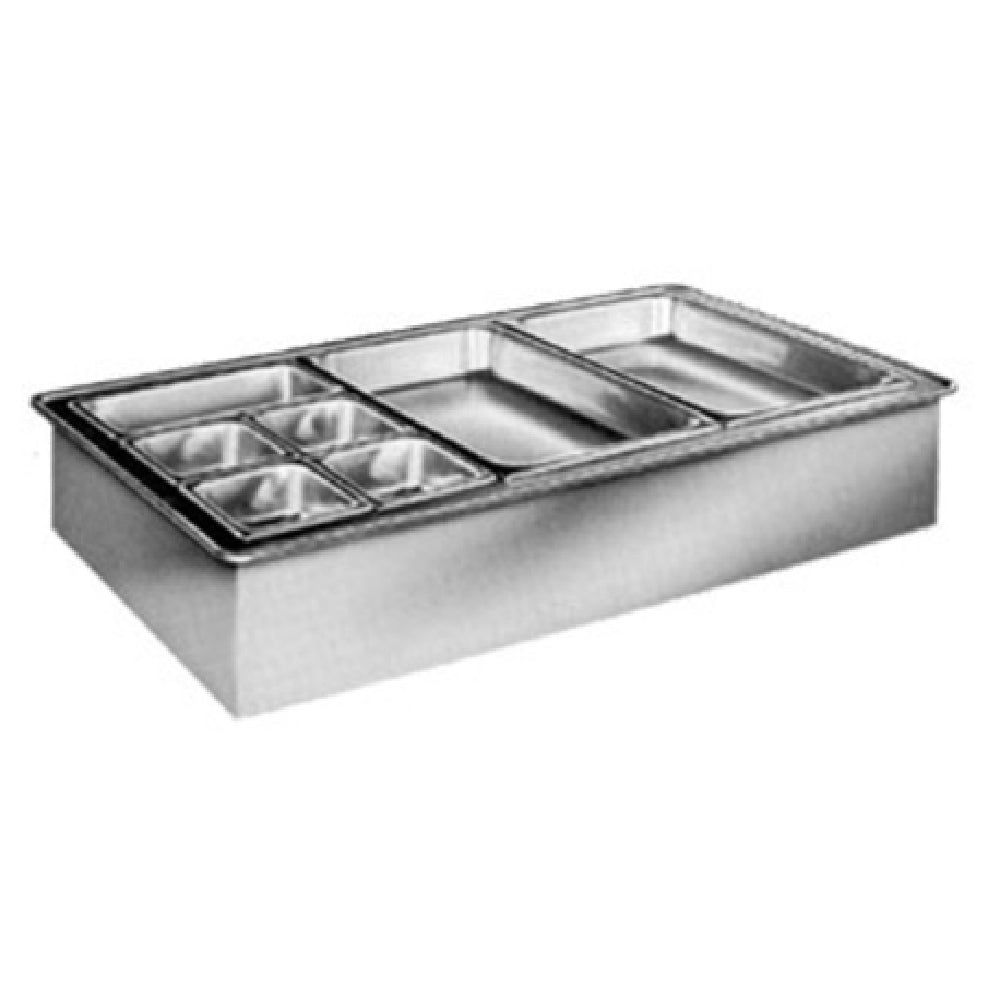 Atlas Metal WICD-3 Cold Food Drop-In Unit Iced Cold Pan Deep Design