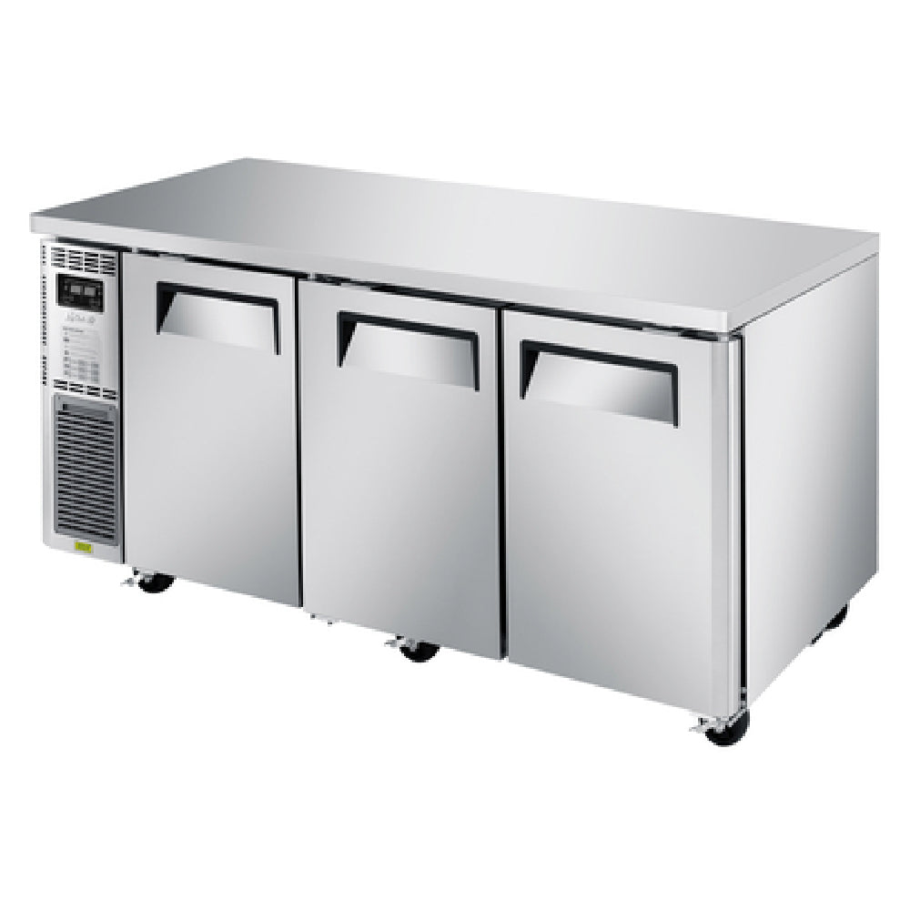 Turbo Air JURF-72-N J Series Side Mount Undercounter Dual Temp Refrigerator/Freezer