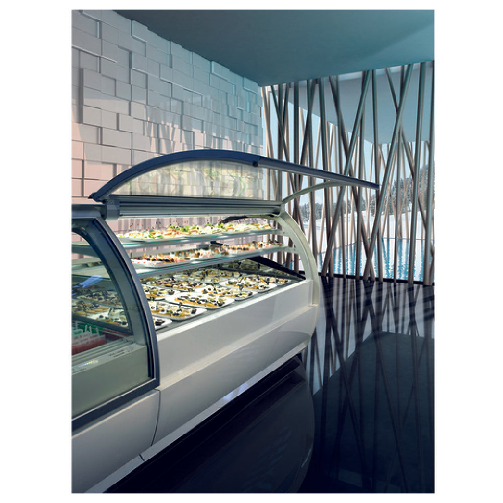Howard-McCray KOR-G12-52-86-P12 Koreia Gelato Display Case/Showcase 85.43"W Holds (16) 12 Liter Pans