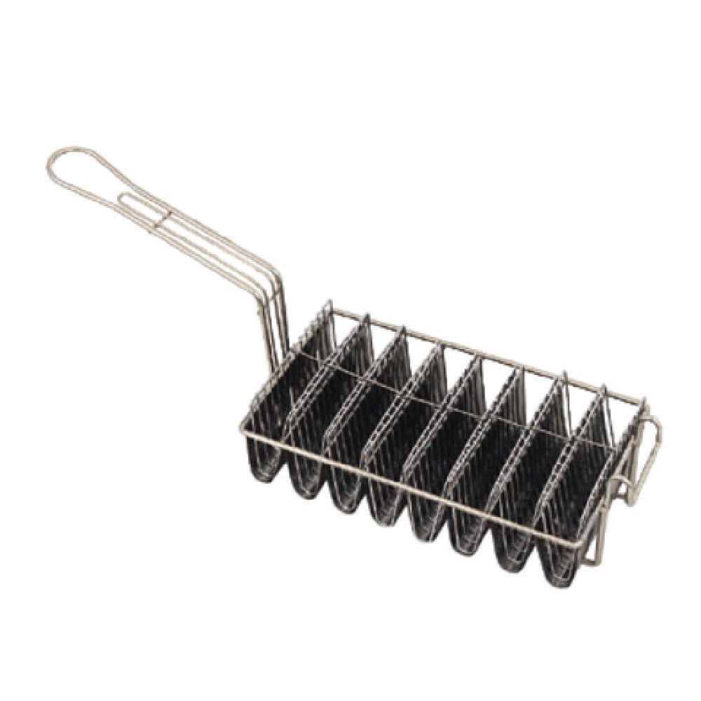 Alegacy Foodservice Products TB8M Taco Basket 12" X 6-3/4" X 4" Fry Kettle Hook