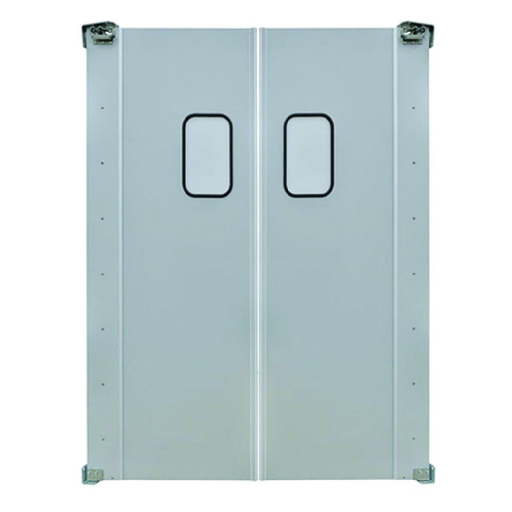 Hubert 28W-253 - Kratos® Double Traffic Door, 36"W X 84"H, 9"x14" Window