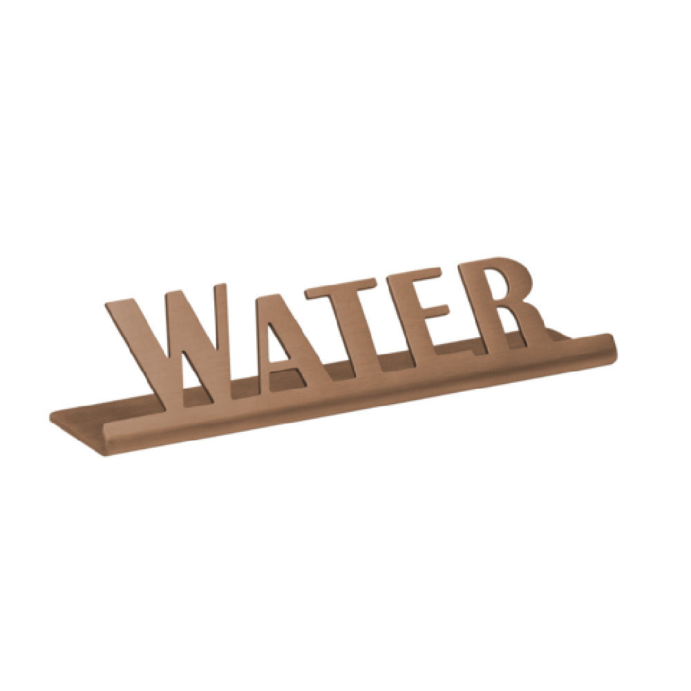 Service Ideas 1C-ST-WATER-SIGN-RG Table Sign "Water" 1"H X 4-1/2"W