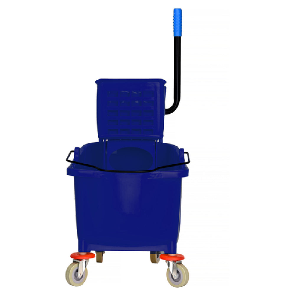 Alpine Industries ALP462-BLU Mop Bucket Combo 36 Qt. 15" X 25" X 36"