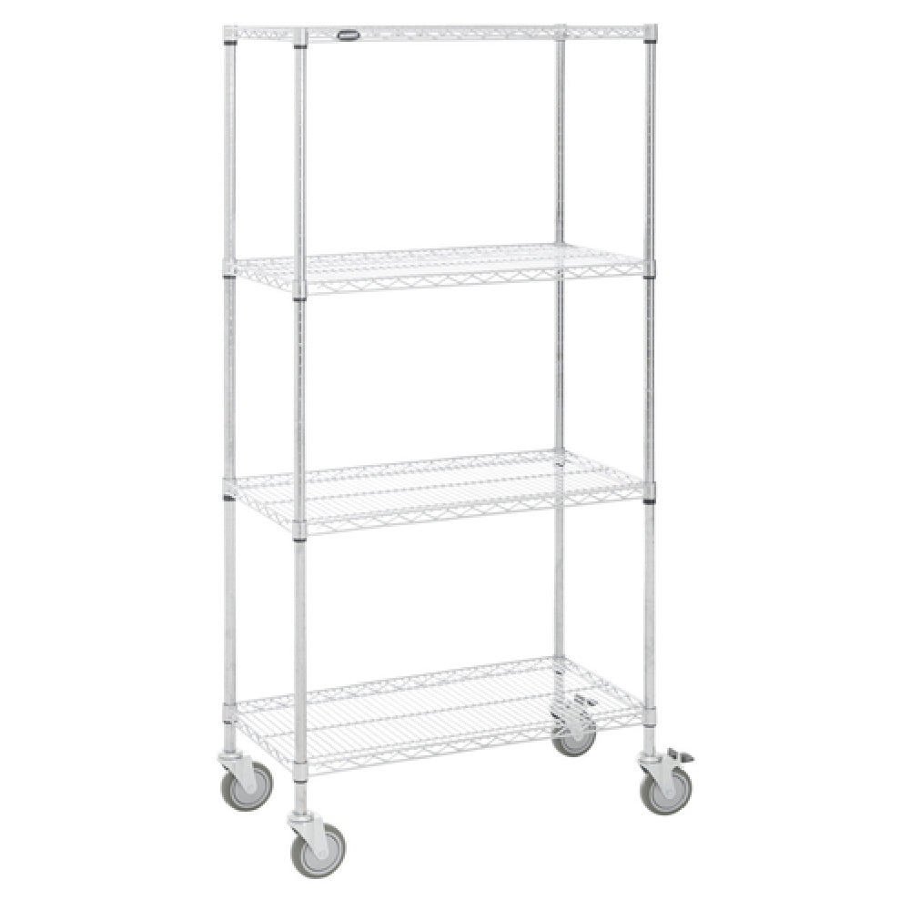 Hubert 42981 - Shelving Unit, Wire, Mobile