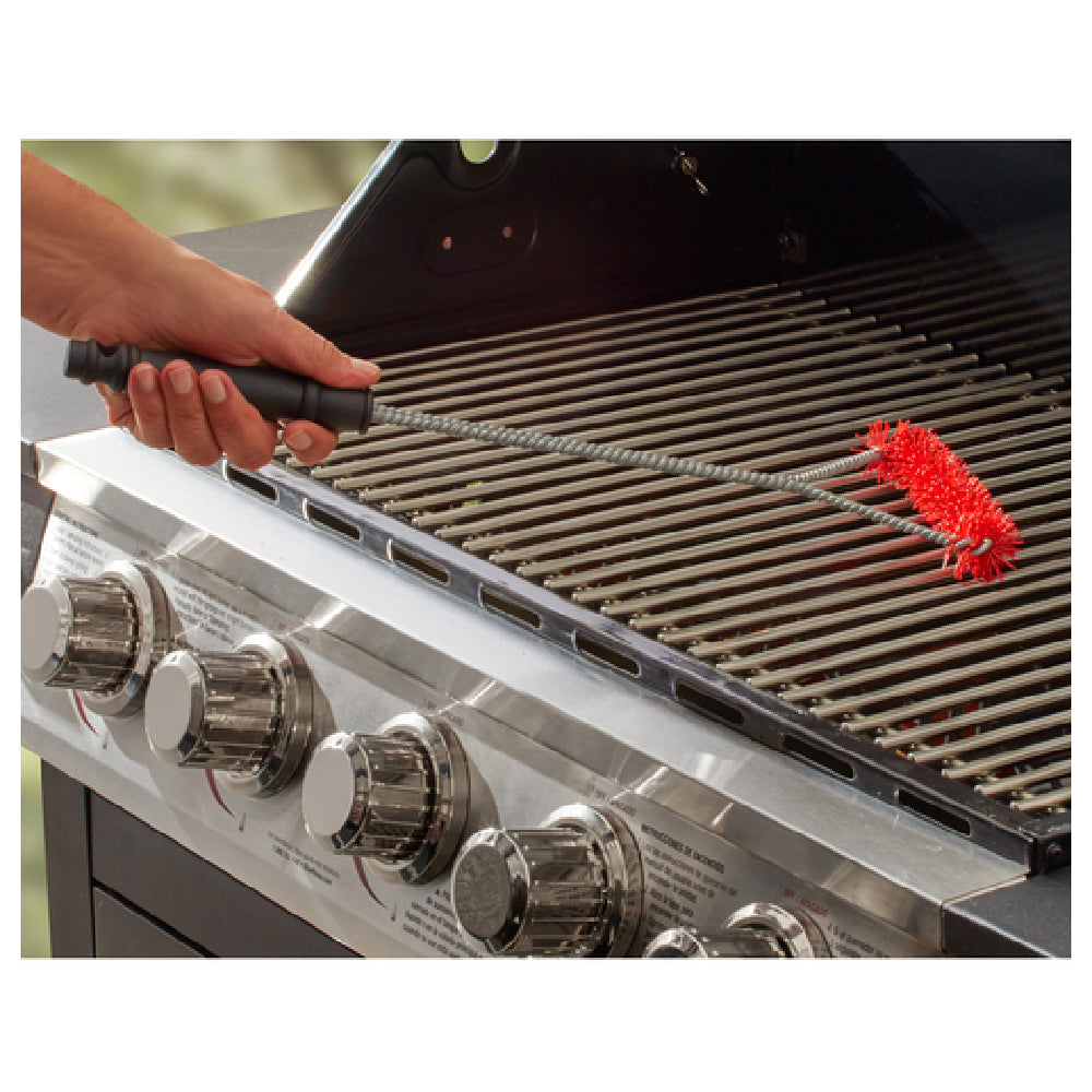 Chef Master 06233Y Mr. Bar-B-Q® Grill Brush Triangular For All Types Of Grids