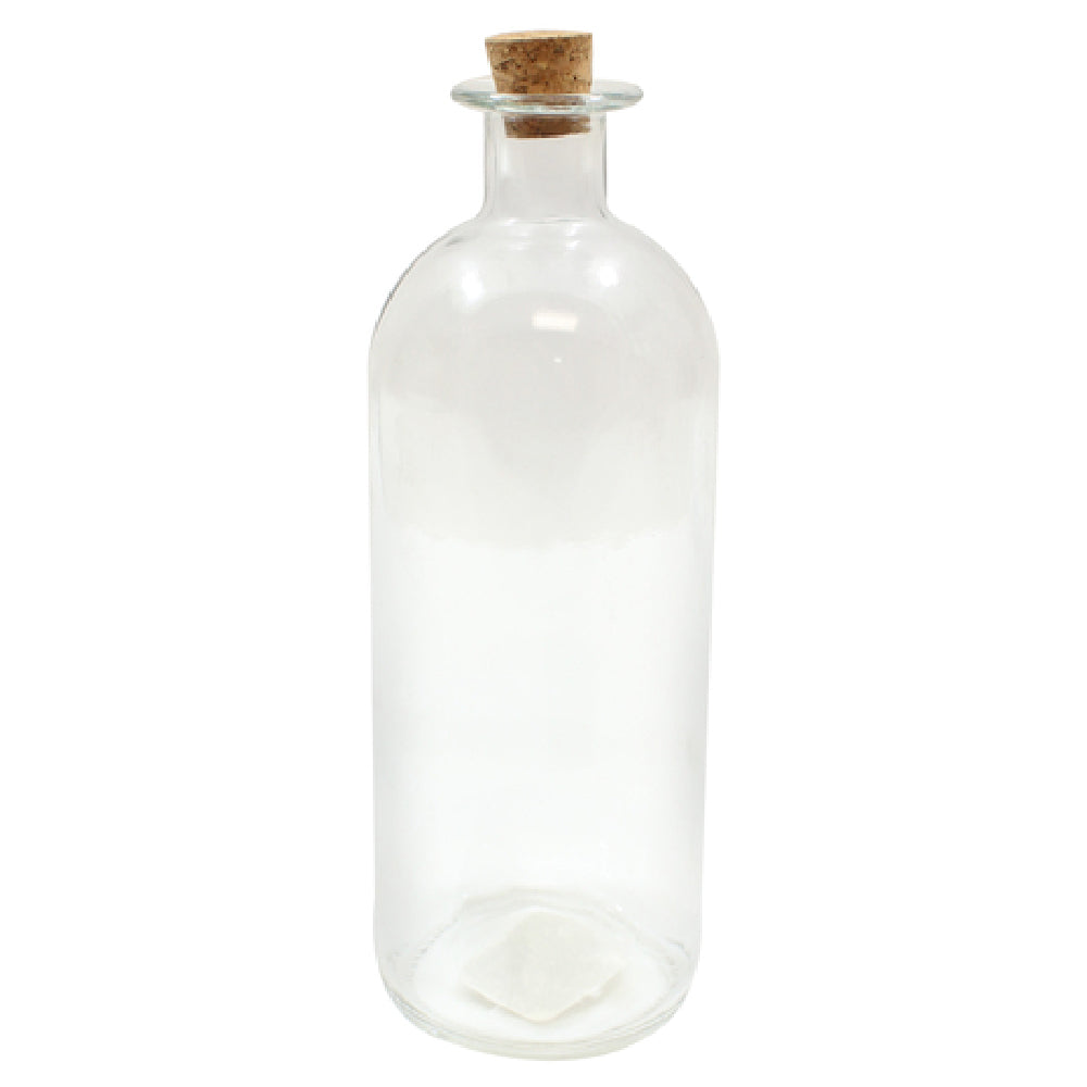 Tablecraft H92001 Olive Oil Bottle 17 Oz. Clear Glass Bottle (dishwasher Safe)