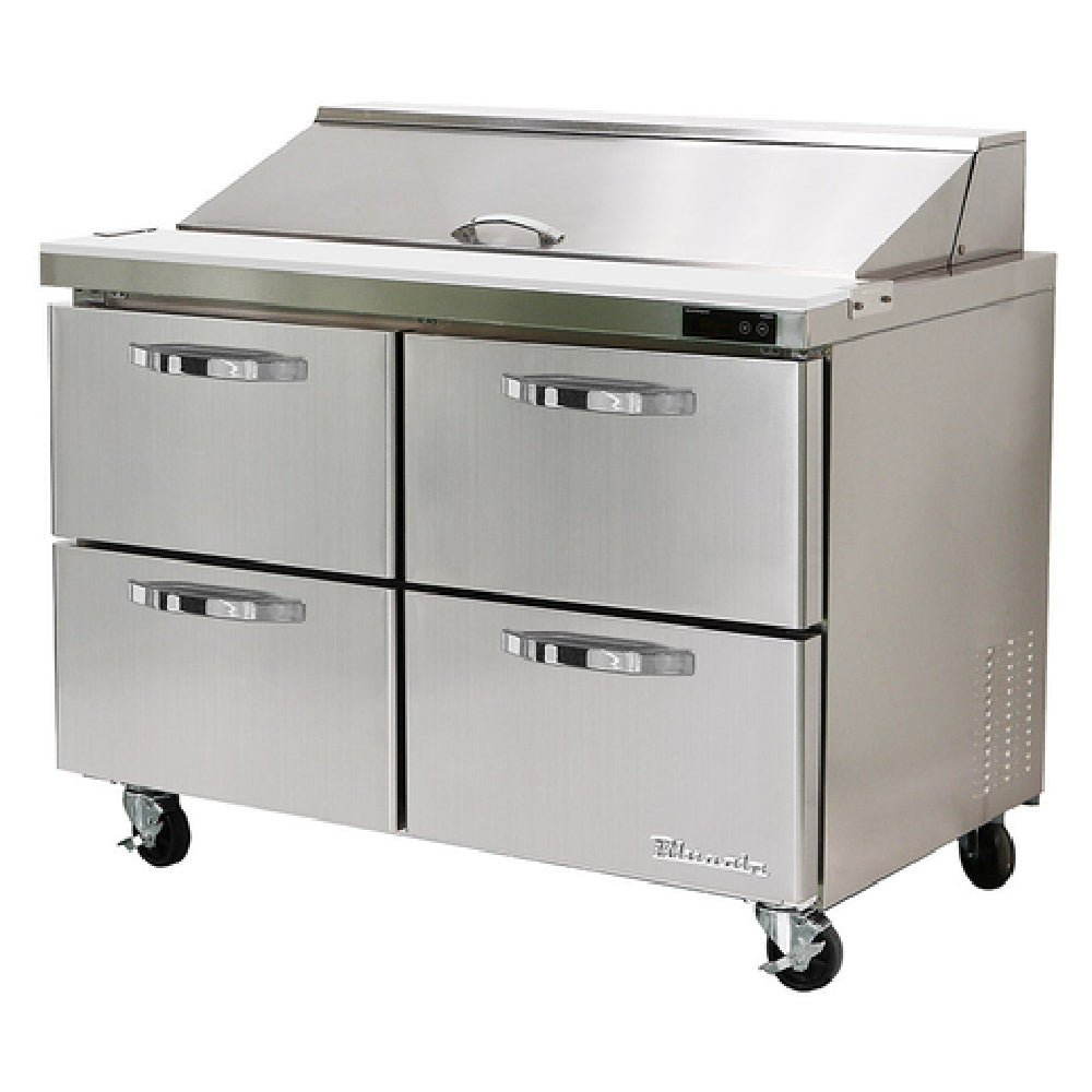 Blue Air BLPT60-D4-HC - Sandwich Prep Table, Two-section, 60-3/8"W