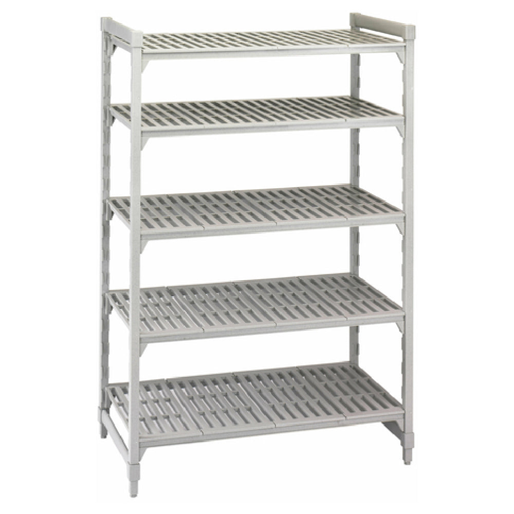 Cambro CPU217264V5PKG Camshelving® Premium Starter Unit 21"W X 72"L X 64"H 5-tier