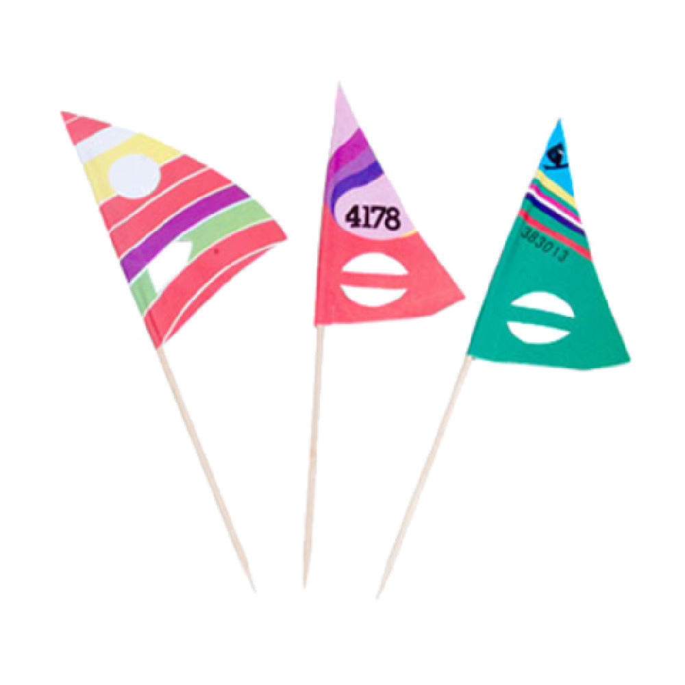 Town 51809 Cocktail/Food Pick 7"L Sail Pick