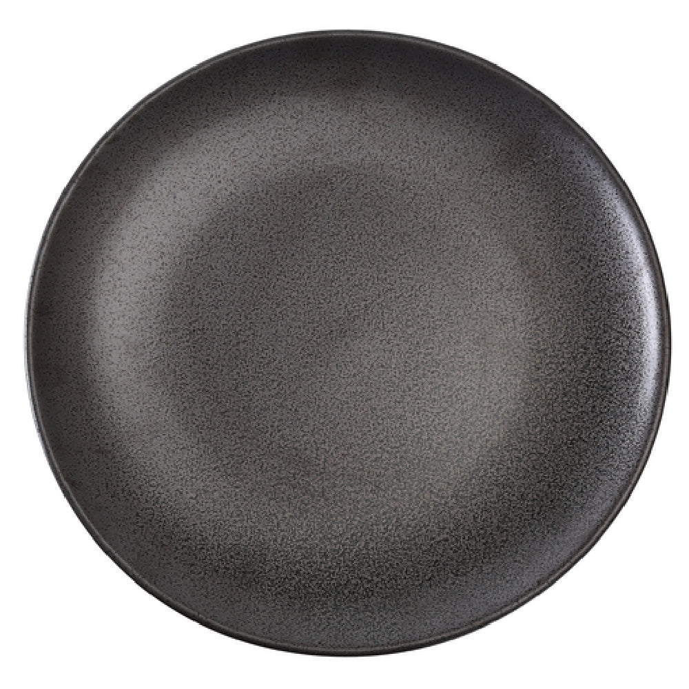 Yanco DB-107 Diamond Black Plate 7" Dia. X 3/4"H Round
