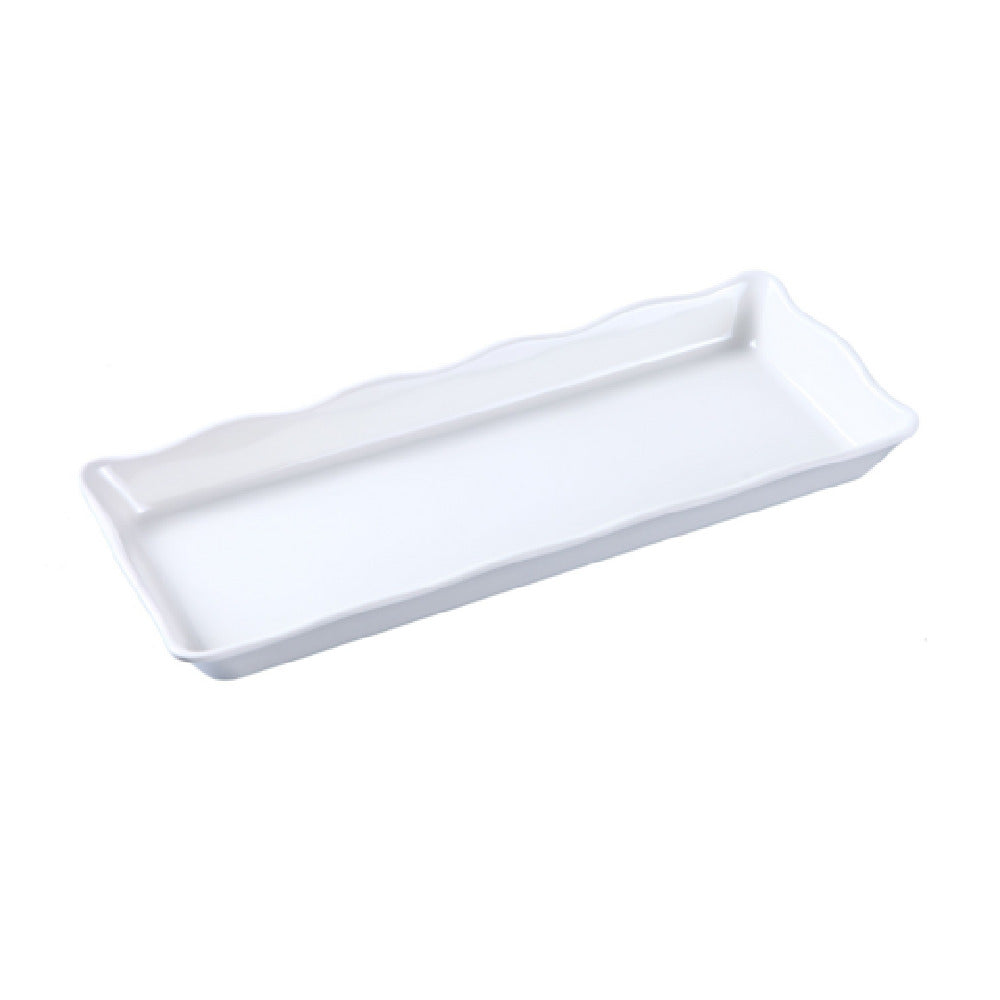 Yanco DC-6014W Serving Tray 14" X 5-1/4" X 1" Rectangular
